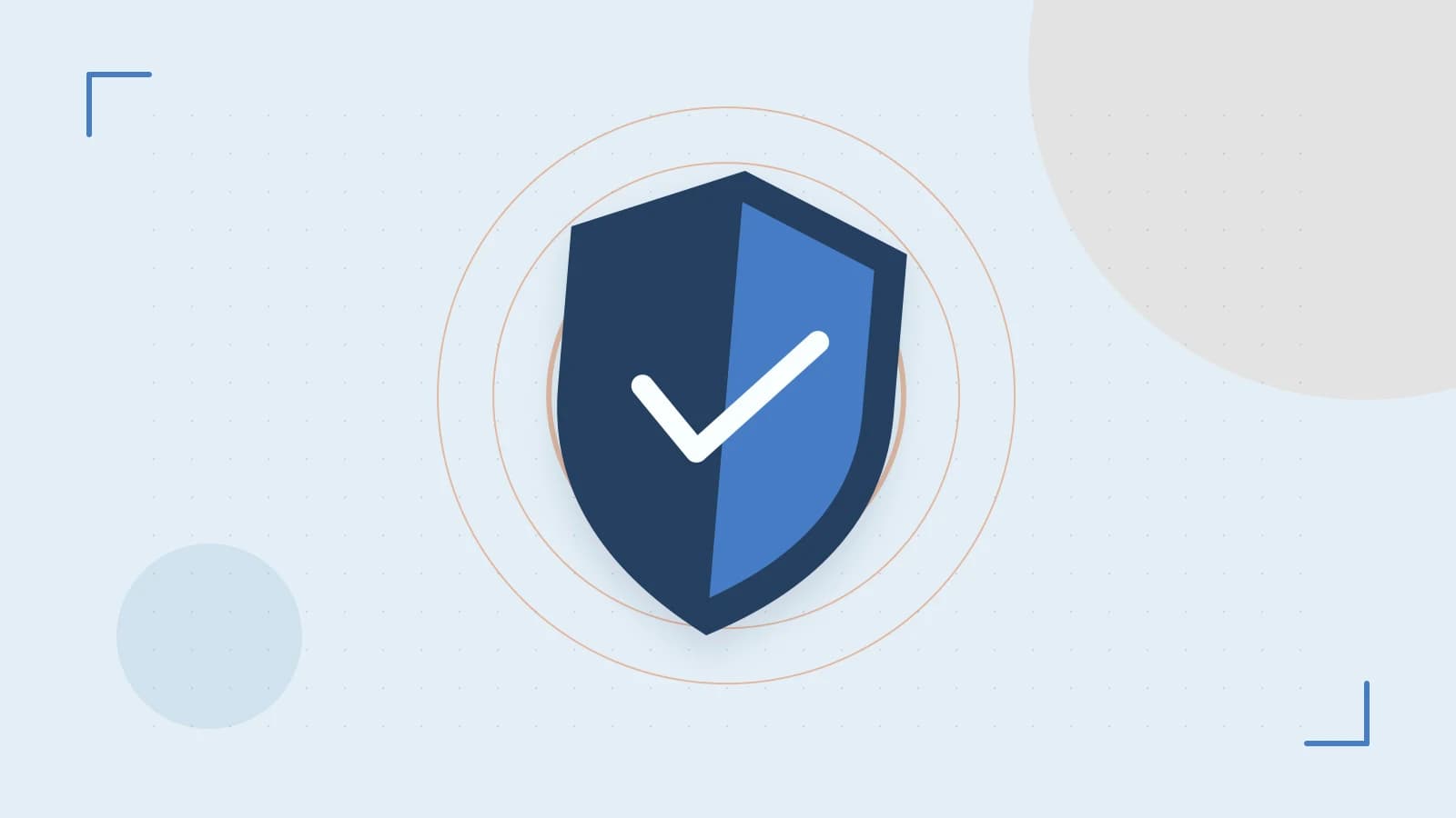 Editorial illustration of a sculpted shield, authentication key and concentric permission boundaries