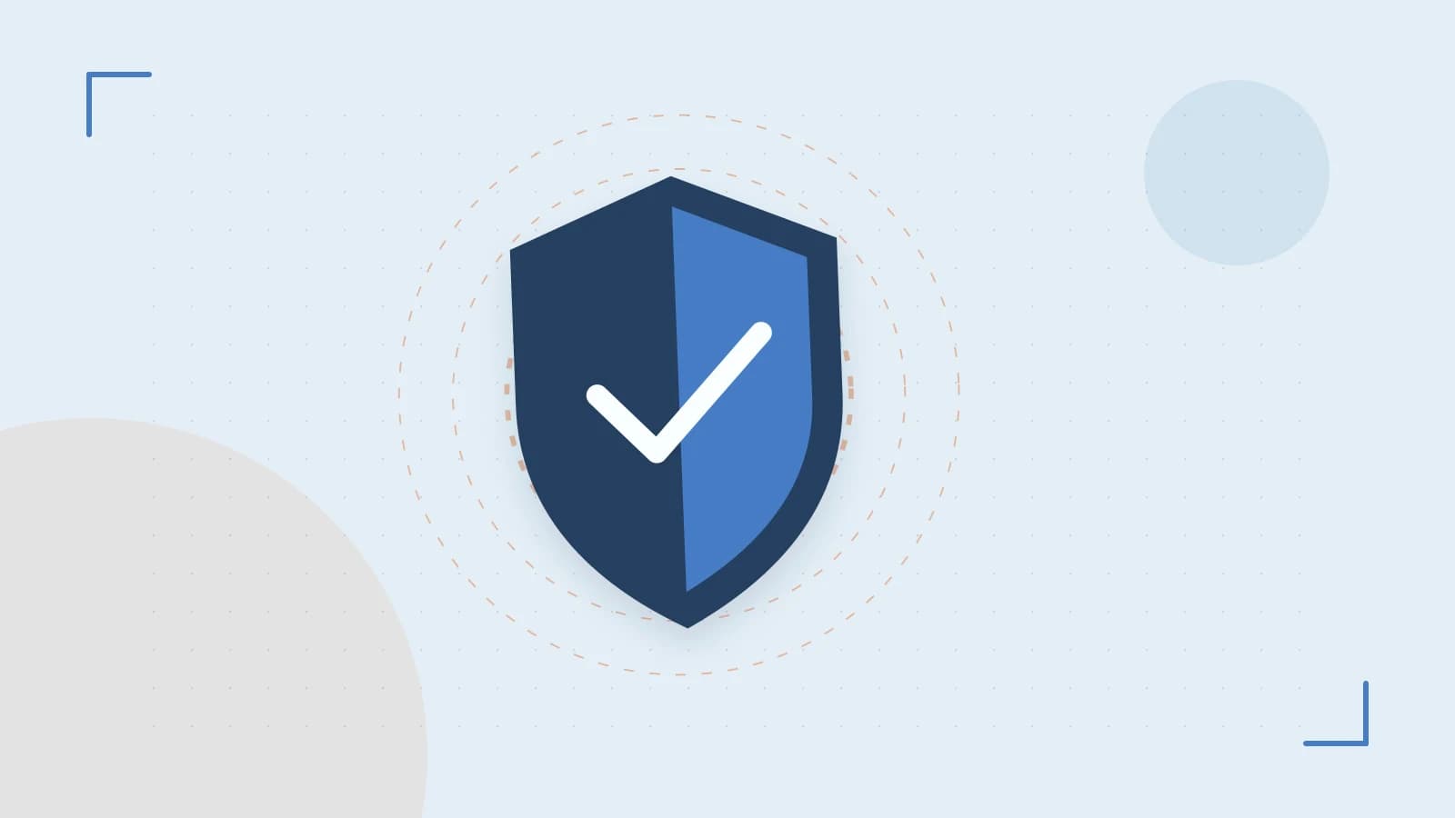 Editorial illustration of a sculpted shield, authentication key and concentric permission boundaries