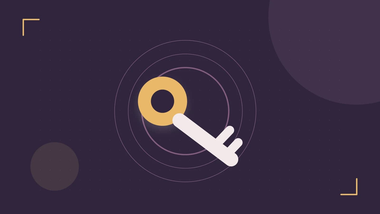 Editorial illustration of a sculpted shield, authentication key and concentric permission boundaries