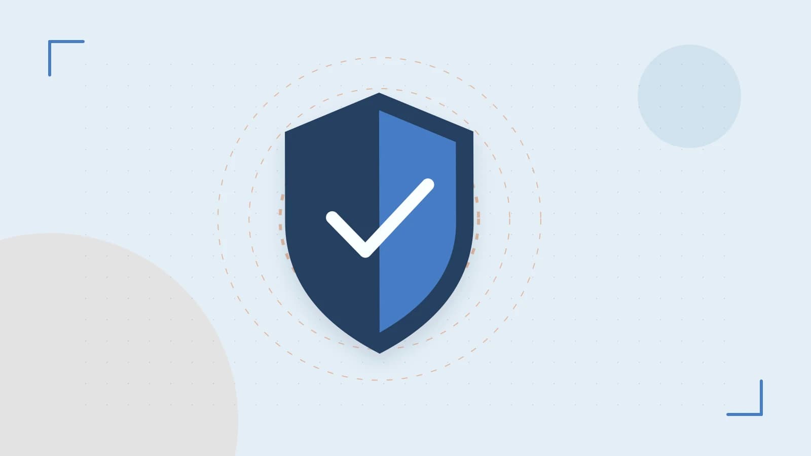 Editorial illustration of a sculpted shield, authentication key and concentric permission boundaries