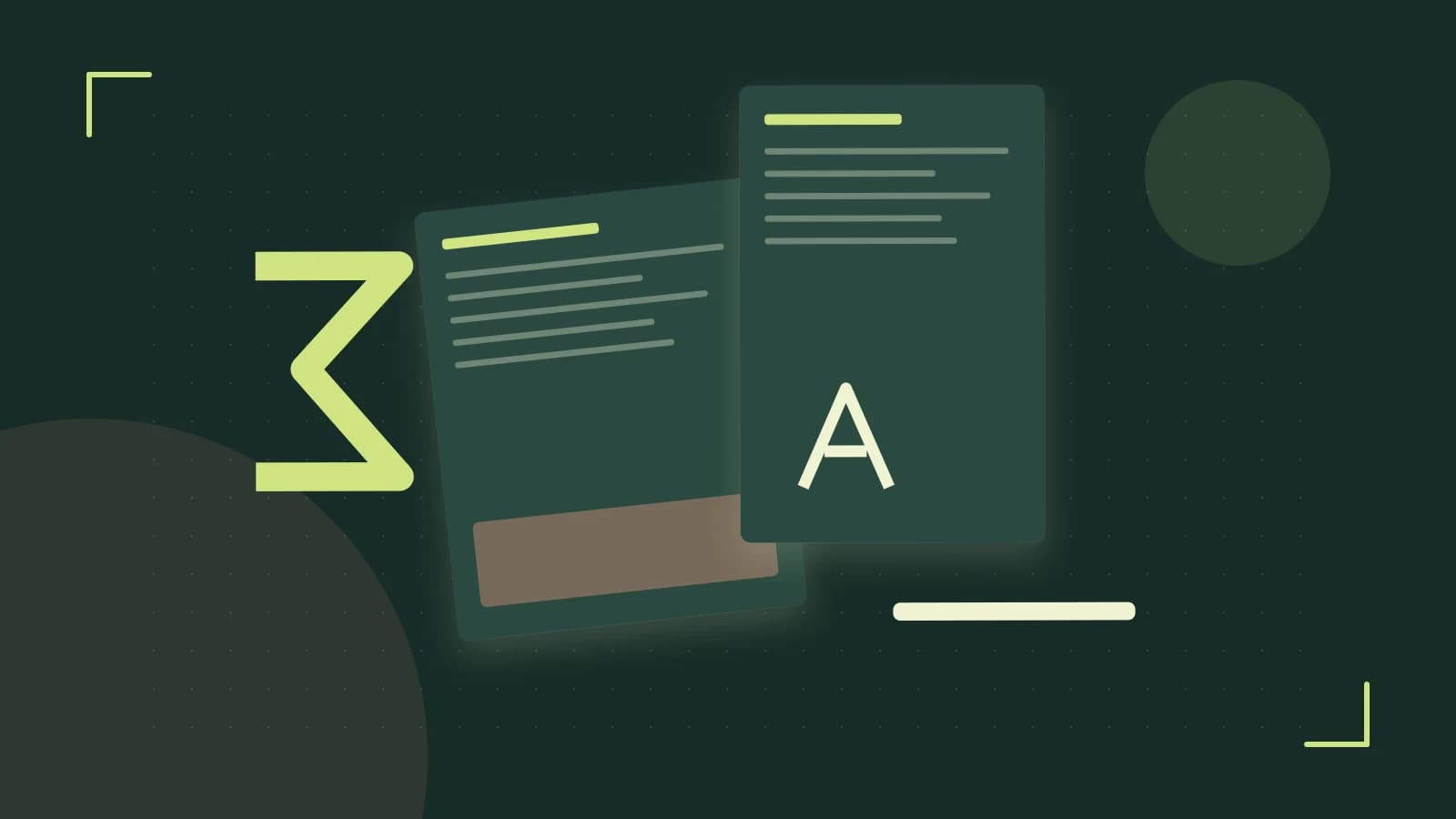 Editorial illustration of typeset pages, expressive letterform shapes and a precise editorial page grid