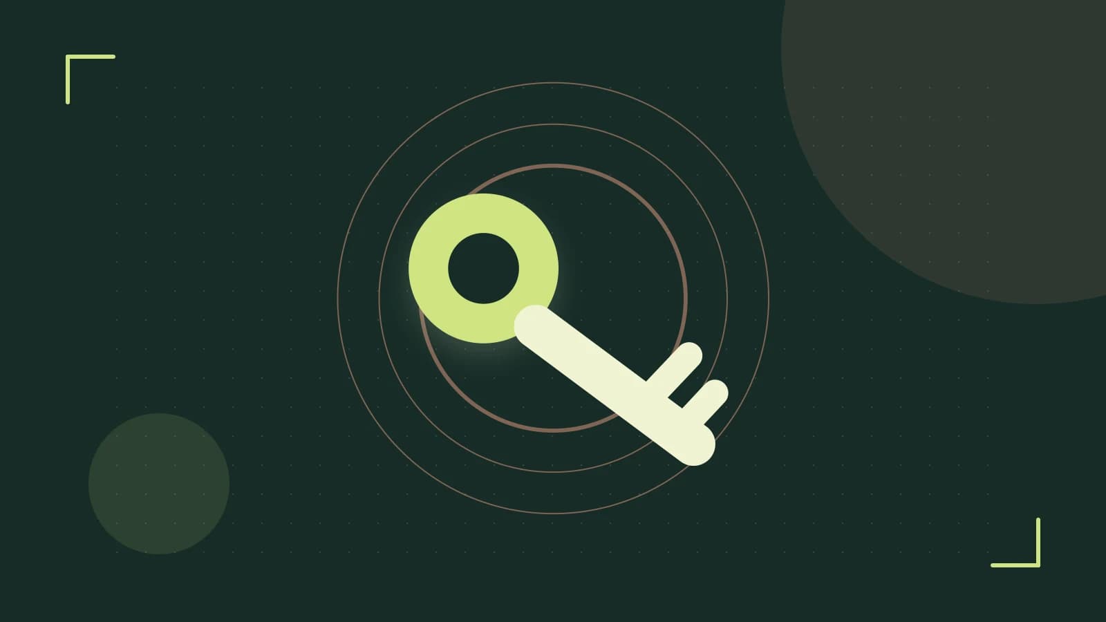 Editorial illustration of a sculpted shield, authentication key and concentric permission boundaries