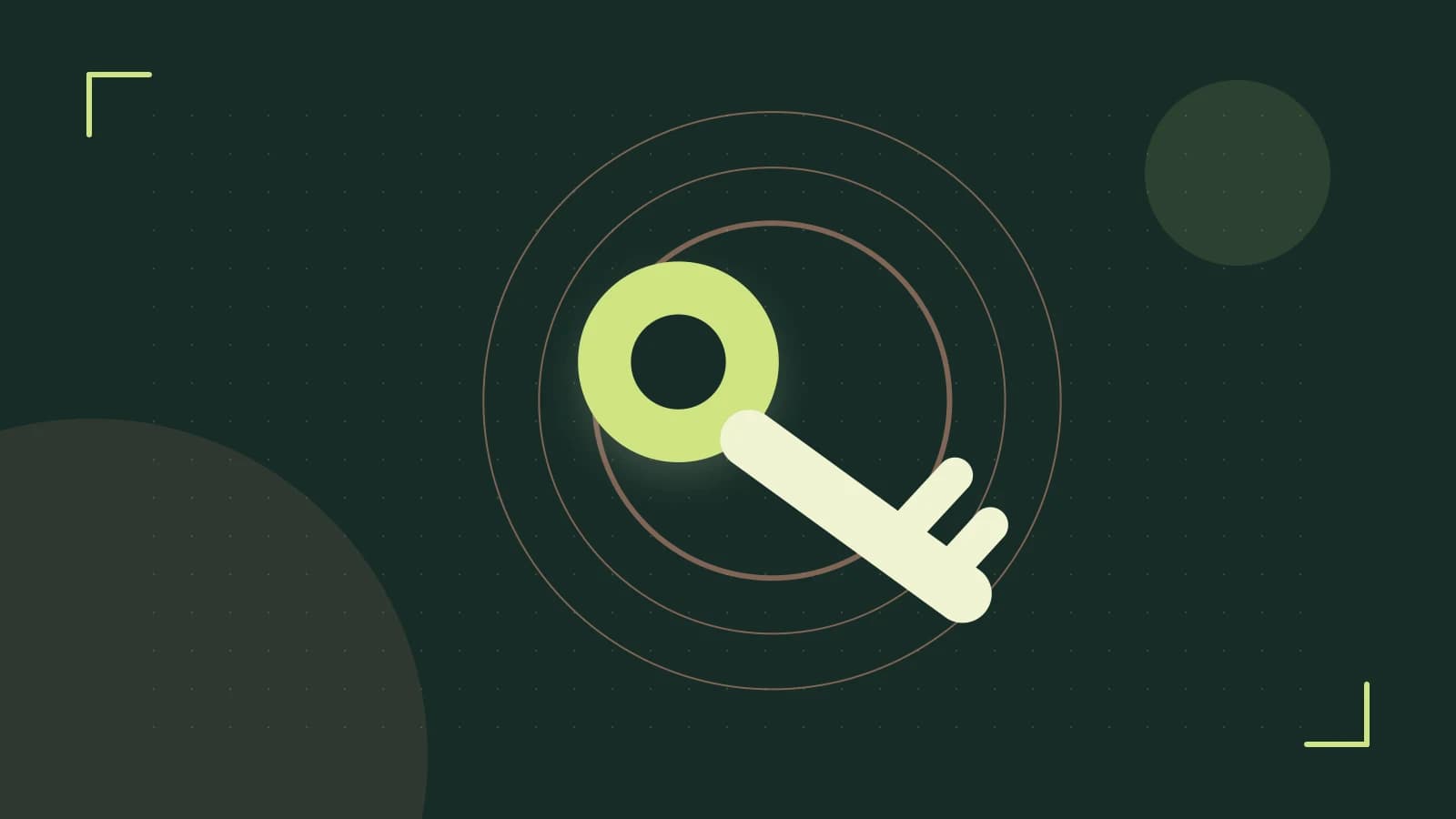 Editorial illustration of a sculpted shield, authentication key and concentric permission boundaries