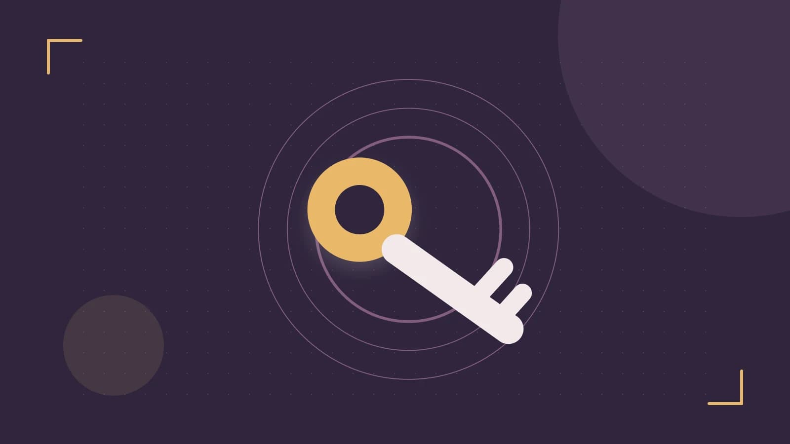 Editorial illustration of a sculpted shield, authentication key and concentric permission boundaries