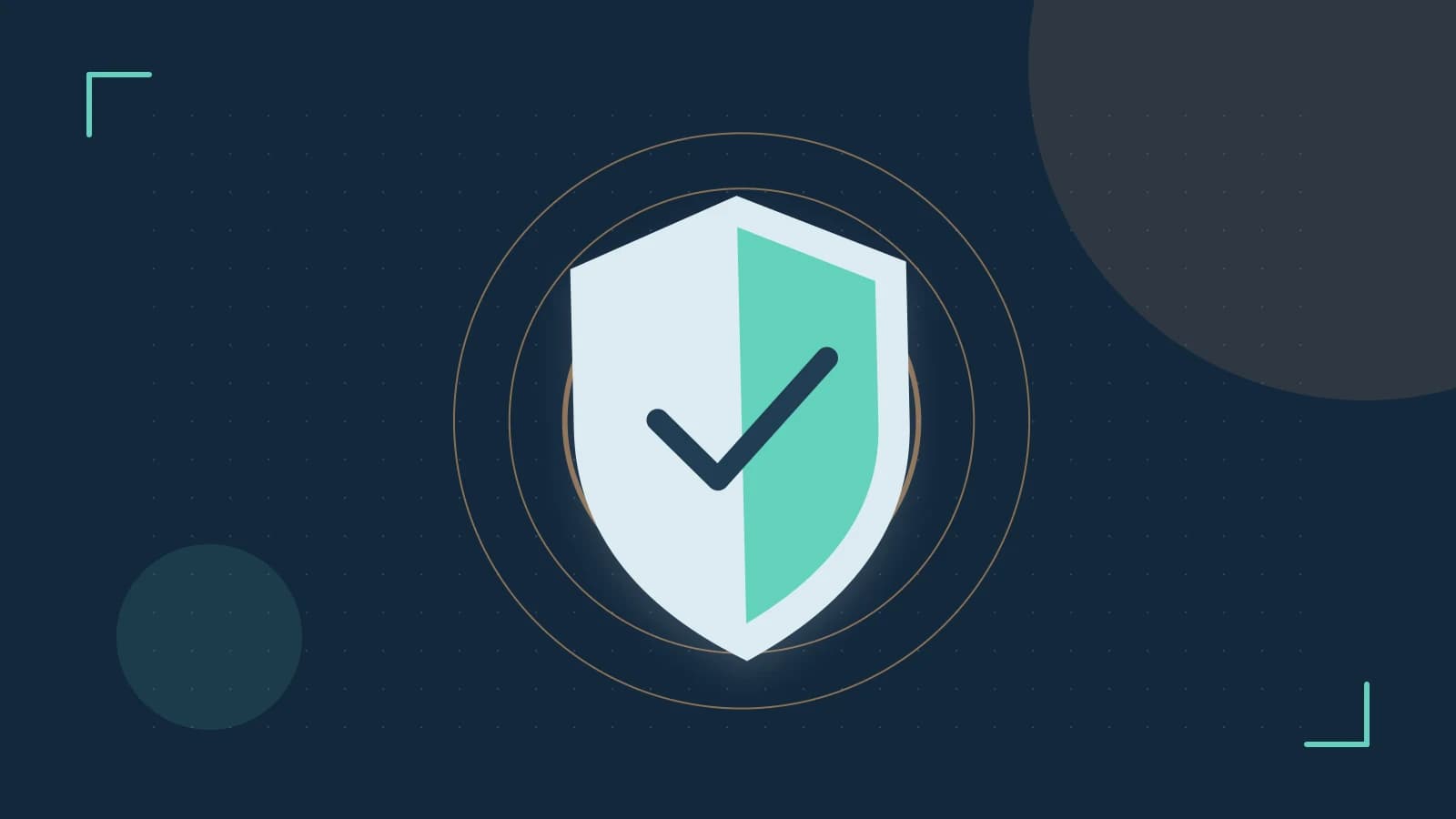 Editorial illustration of a sculpted shield, authentication key and concentric permission boundaries