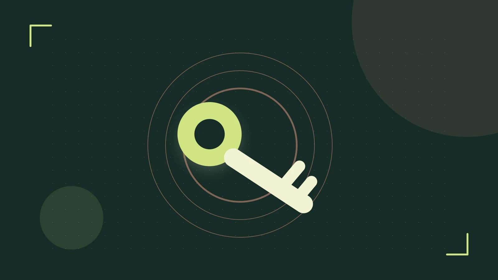 Editorial illustration of a sculpted shield, authentication key and concentric permission boundaries