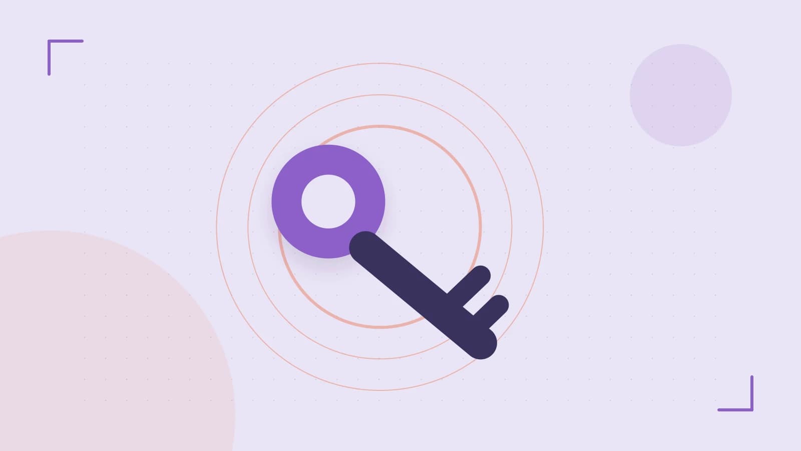 Editorial illustration of a sculpted shield, authentication key and concentric permission boundaries
