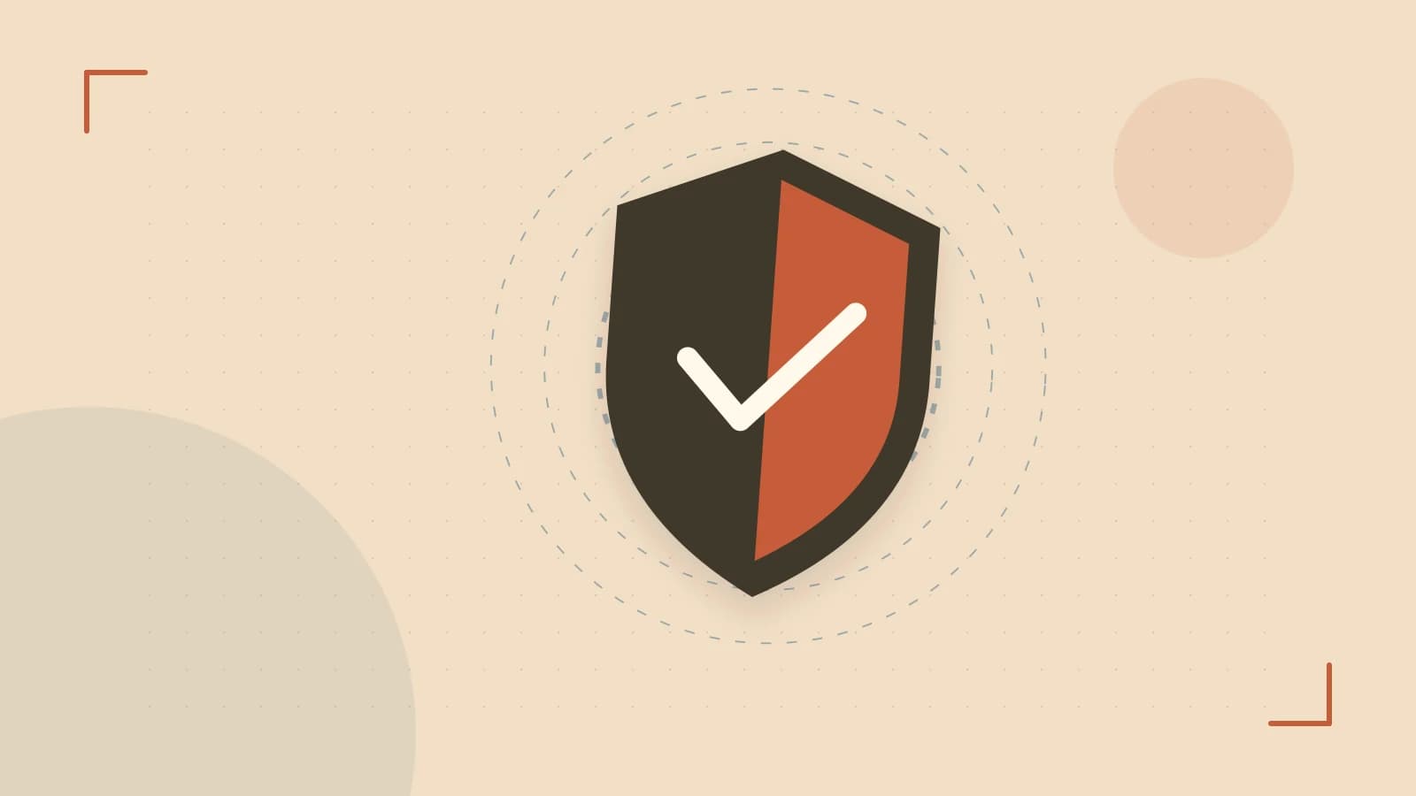 Editorial illustration of a sculpted shield, authentication key and concentric permission boundaries