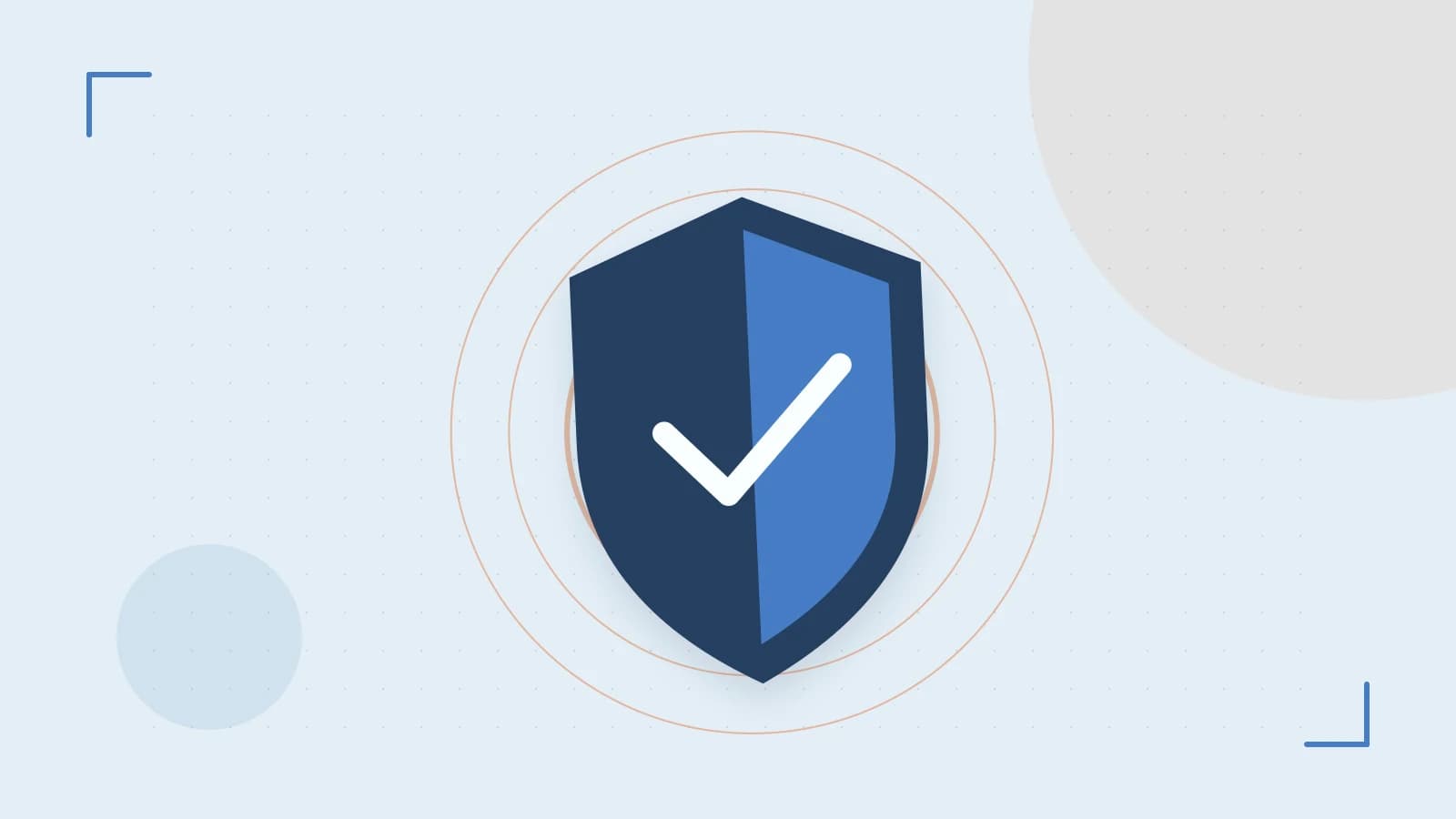 Editorial illustration of a sculpted shield, authentication key and concentric permission boundaries