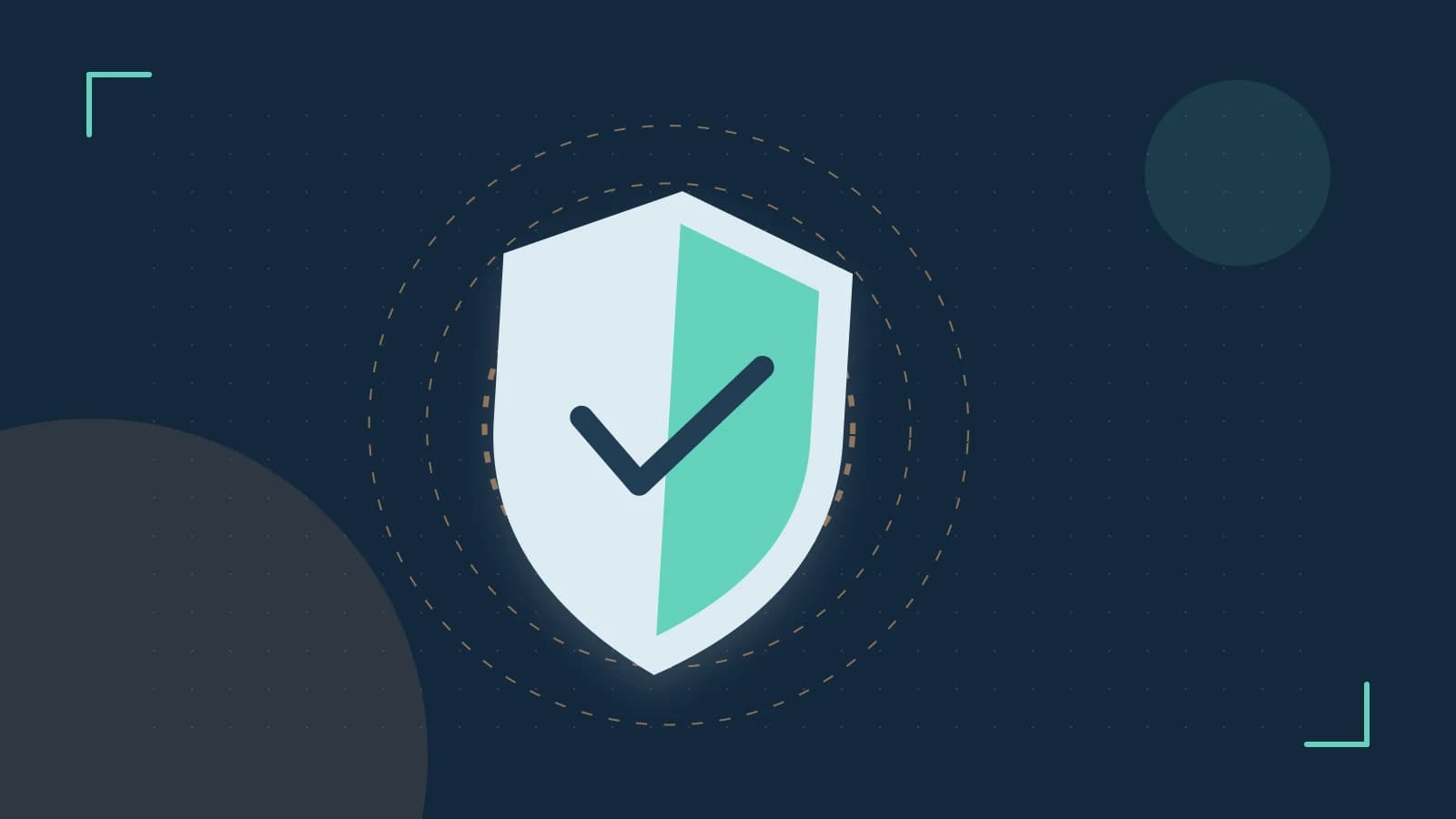 Editorial illustration of a sculpted shield, authentication key and concentric permission boundaries