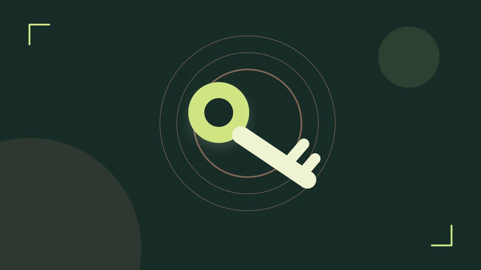 Editorial illustration of a sculpted shield, authentication key and concentric permission boundaries