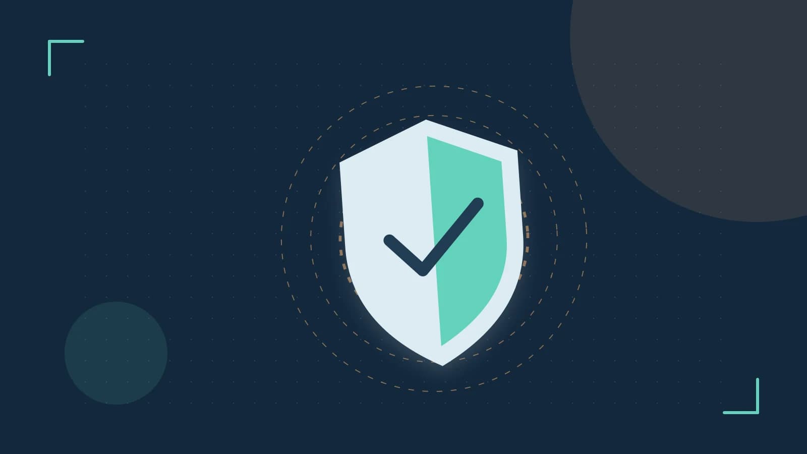 Editorial illustration of a sculpted shield, authentication key and concentric permission boundaries