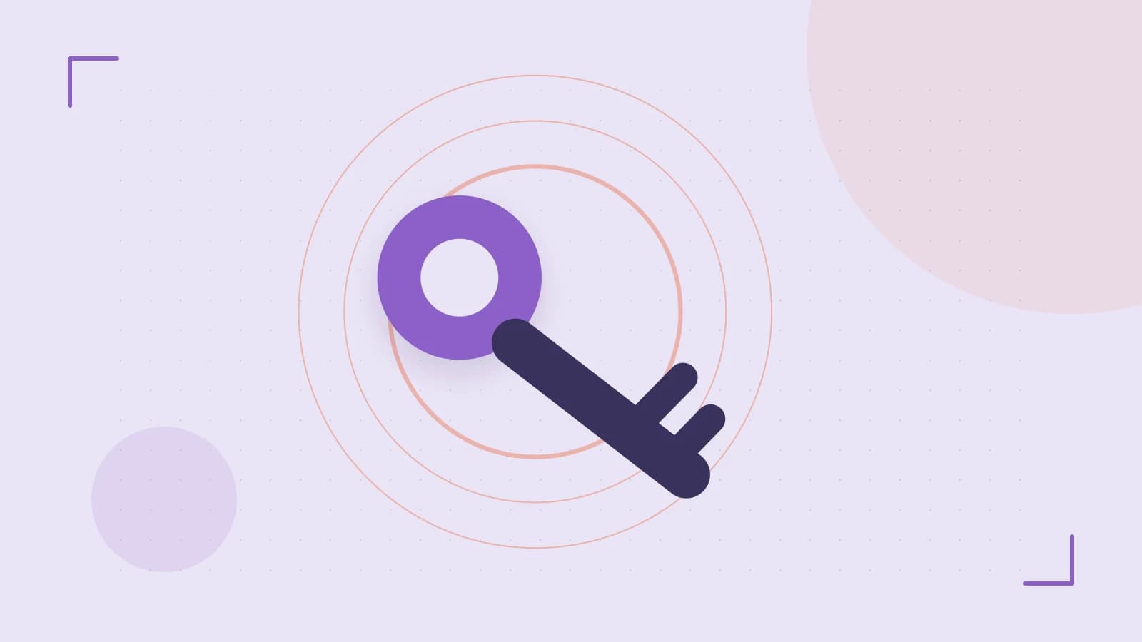 Editorial illustration of a sculpted shield, authentication key and concentric permission boundaries