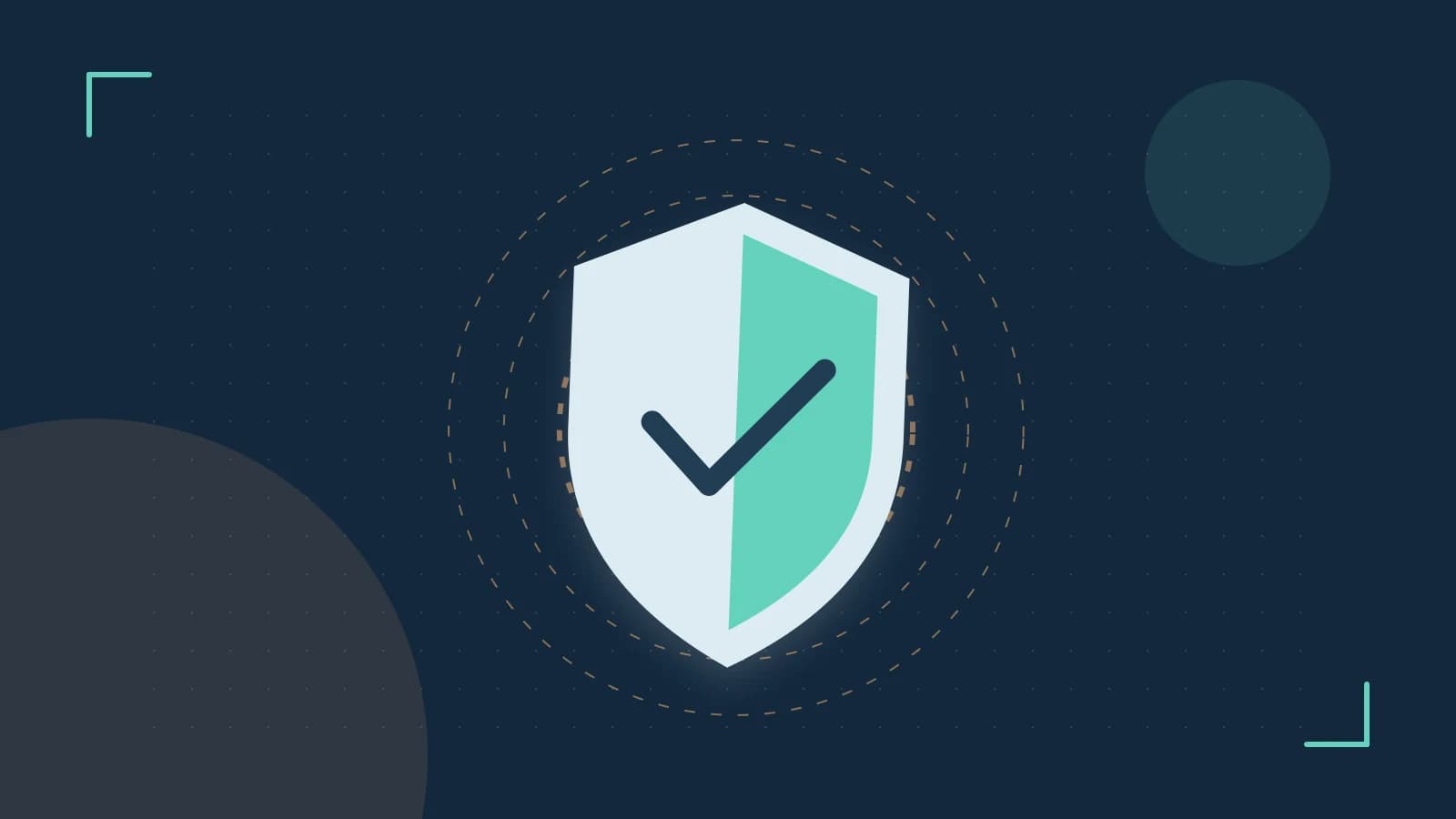 Editorial illustration of a sculpted shield, authentication key and concentric permission boundaries