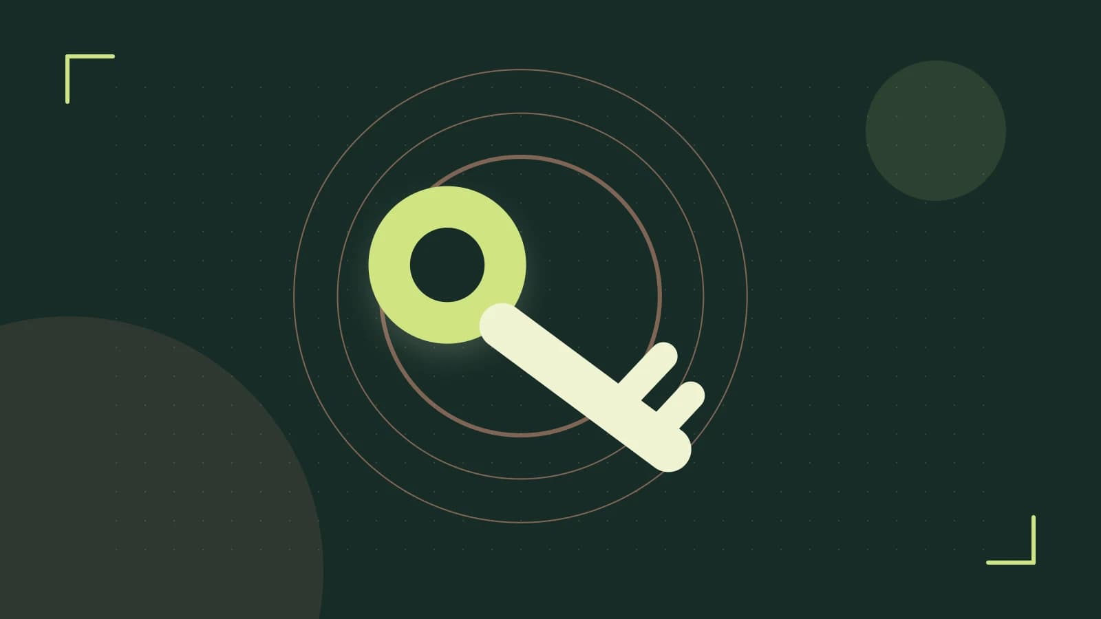 Editorial illustration of a sculpted shield, authentication key and concentric permission boundaries