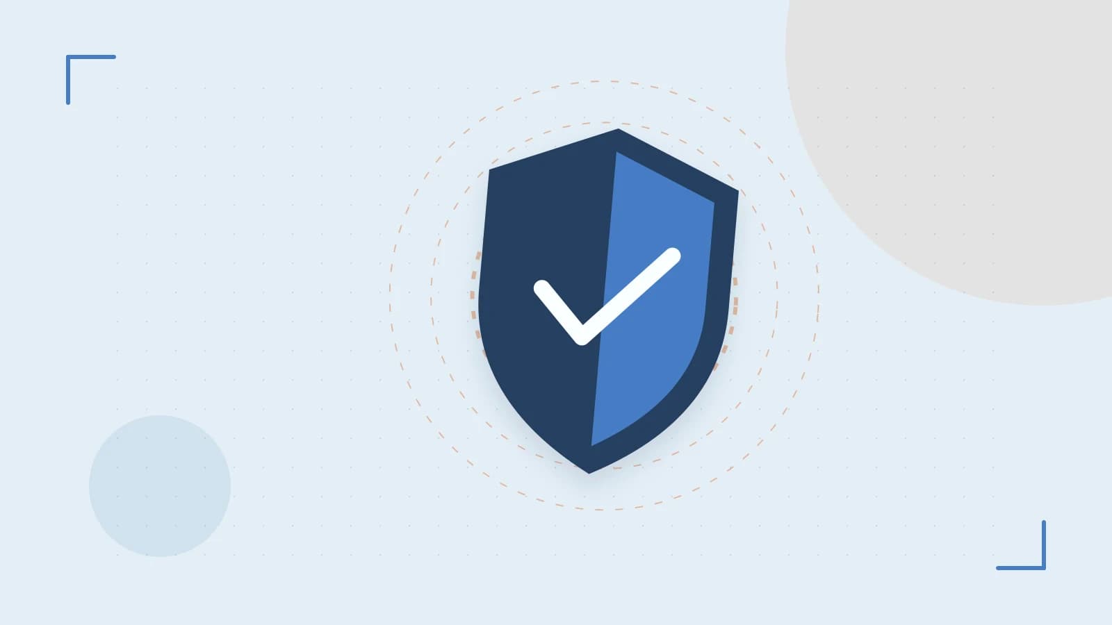 Editorial illustration of a sculpted shield, authentication key and concentric permission boundaries