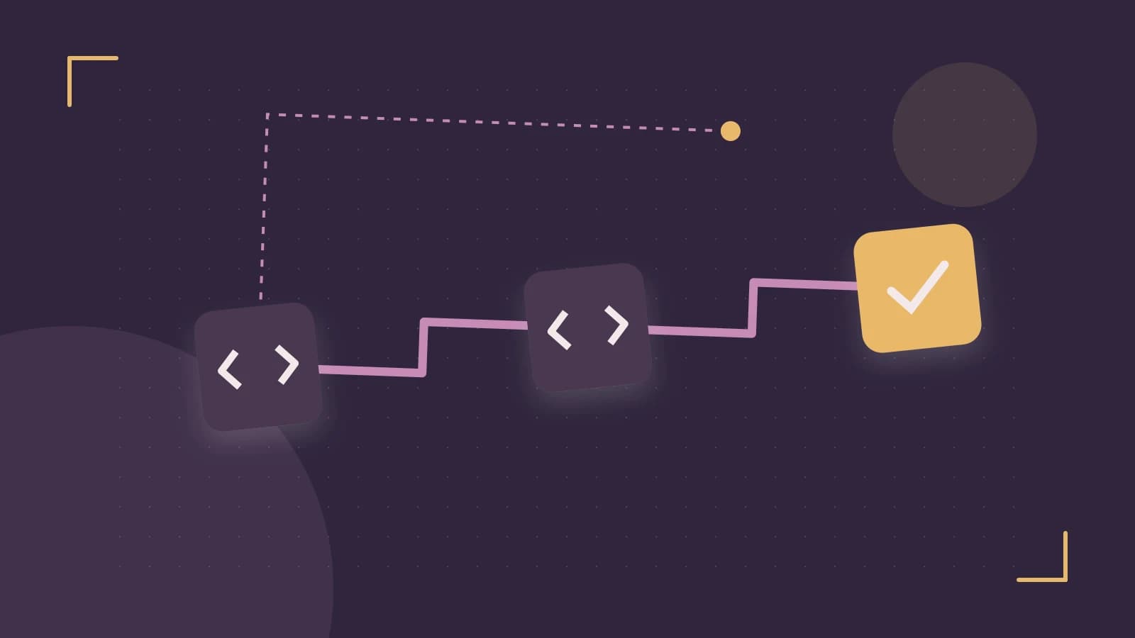 Editorial illustration of cloud infrastructure, connected server racks and an orbital service map