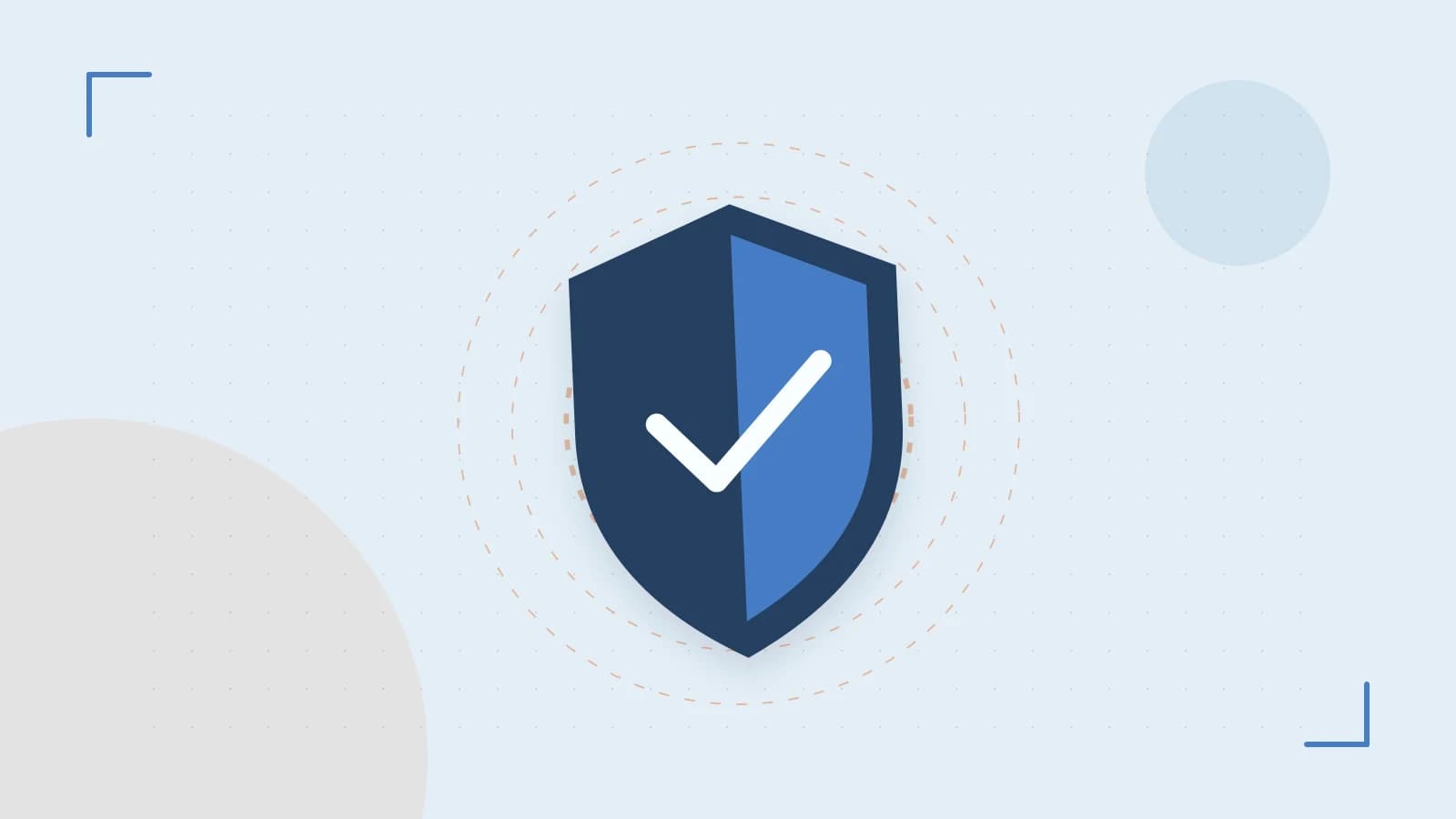 Editorial illustration of a sculpted shield, authentication key and concentric permission boundaries