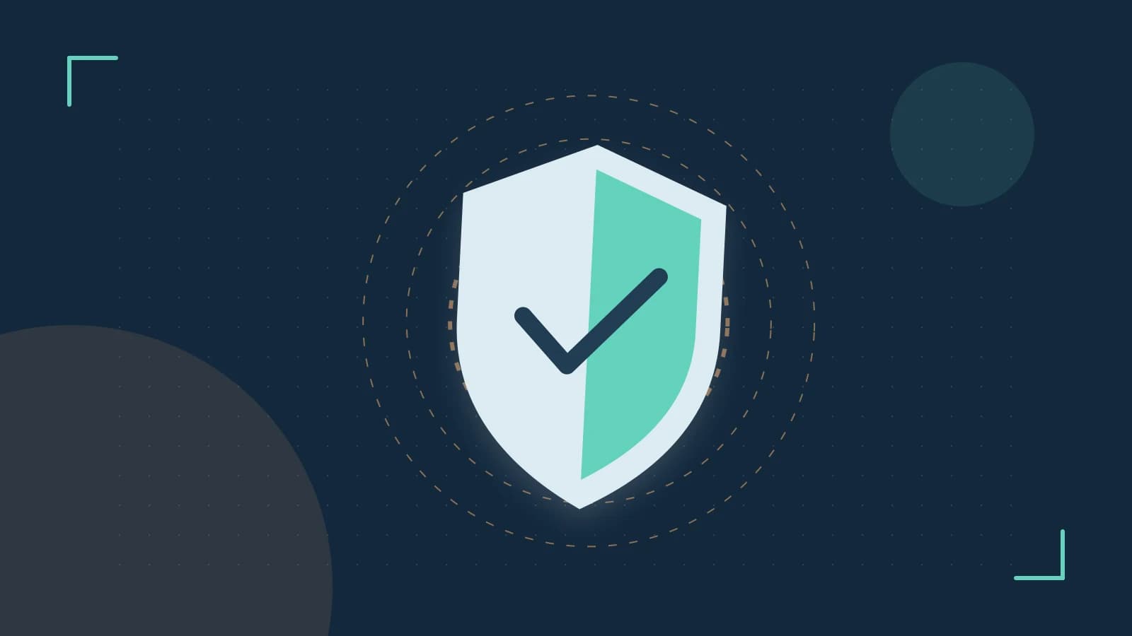 Editorial illustration of a sculpted shield, authentication key and concentric permission boundaries
