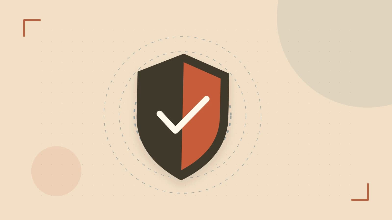 Editorial illustration of a sculpted shield, authentication key and concentric permission boundaries
