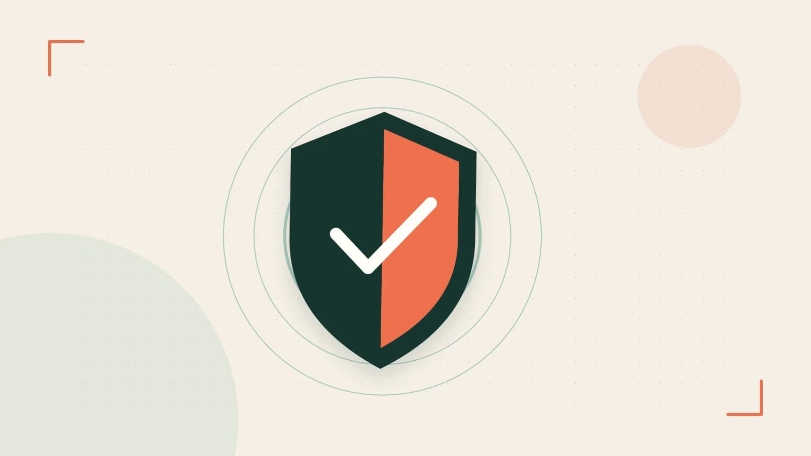 Editorial illustration of a sculpted shield, authentication key and concentric permission boundaries