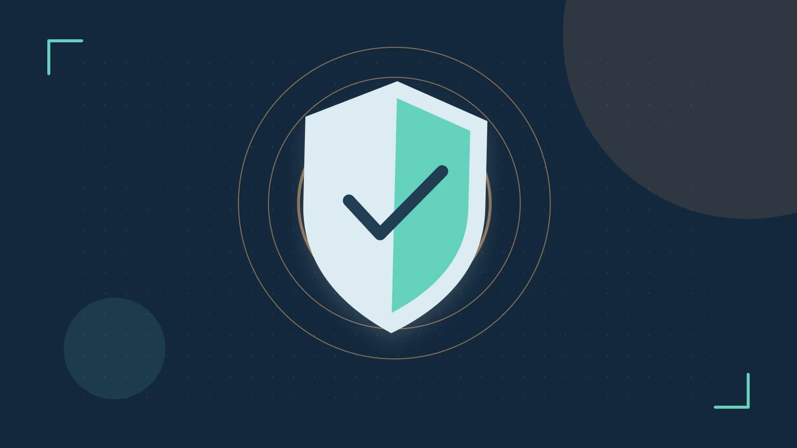 Editorial illustration of a sculpted shield, authentication key and concentric permission boundaries