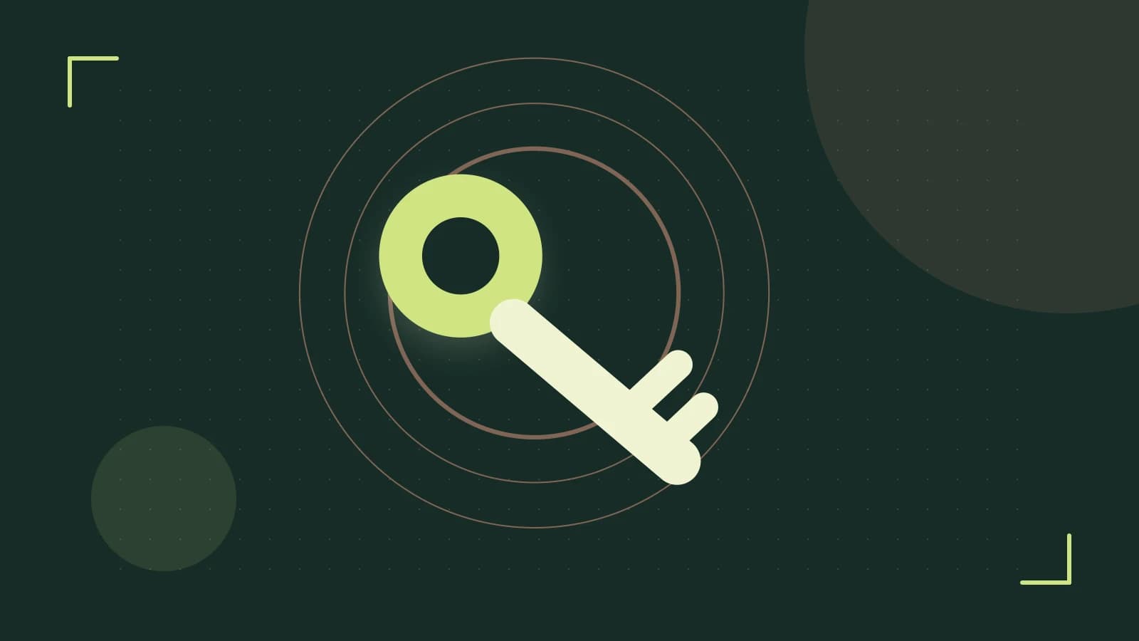 Editorial illustration of a sculpted shield, authentication key and concentric permission boundaries