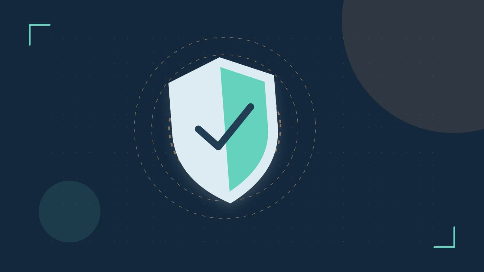 Editorial illustration of a sculpted shield, authentication key and concentric permission boundaries