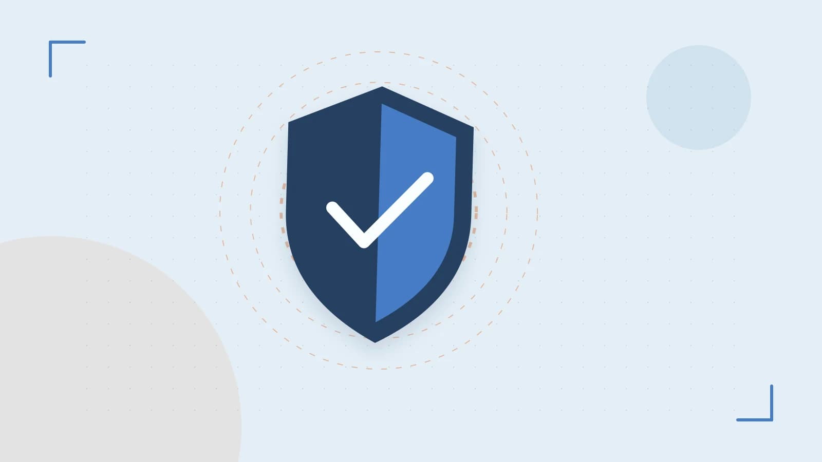 Editorial illustration of a sculpted shield, authentication key and concentric permission boundaries