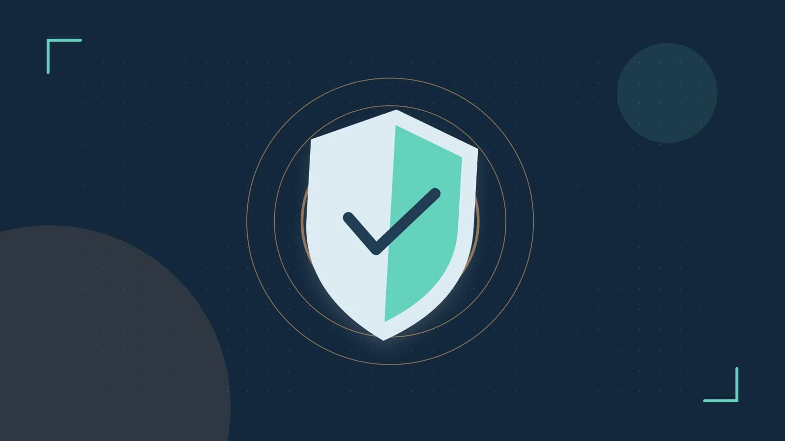 Editorial illustration of a sculpted shield, authentication key and concentric permission boundaries