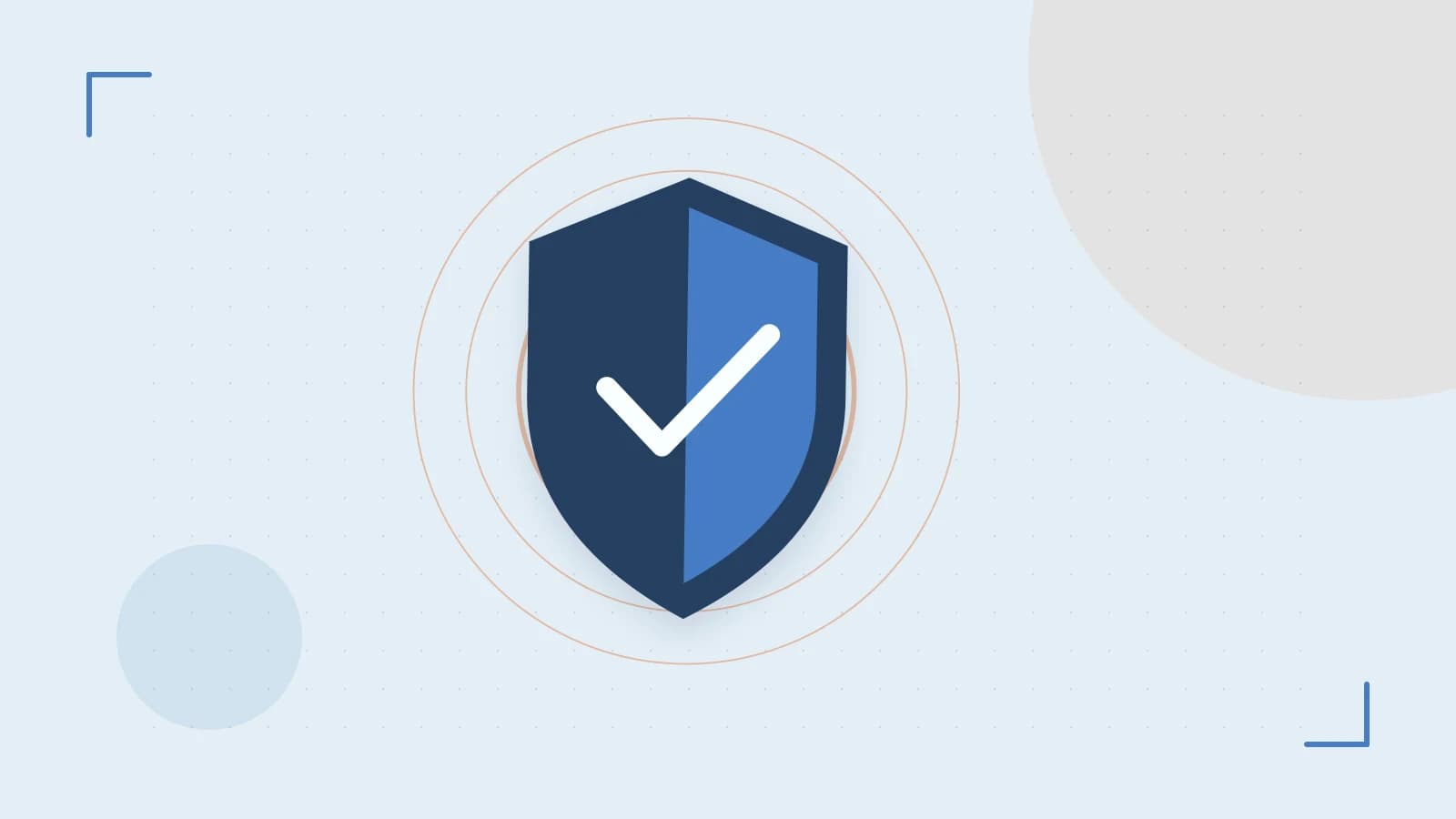 Editorial illustration of a sculpted shield, authentication key and concentric permission boundaries