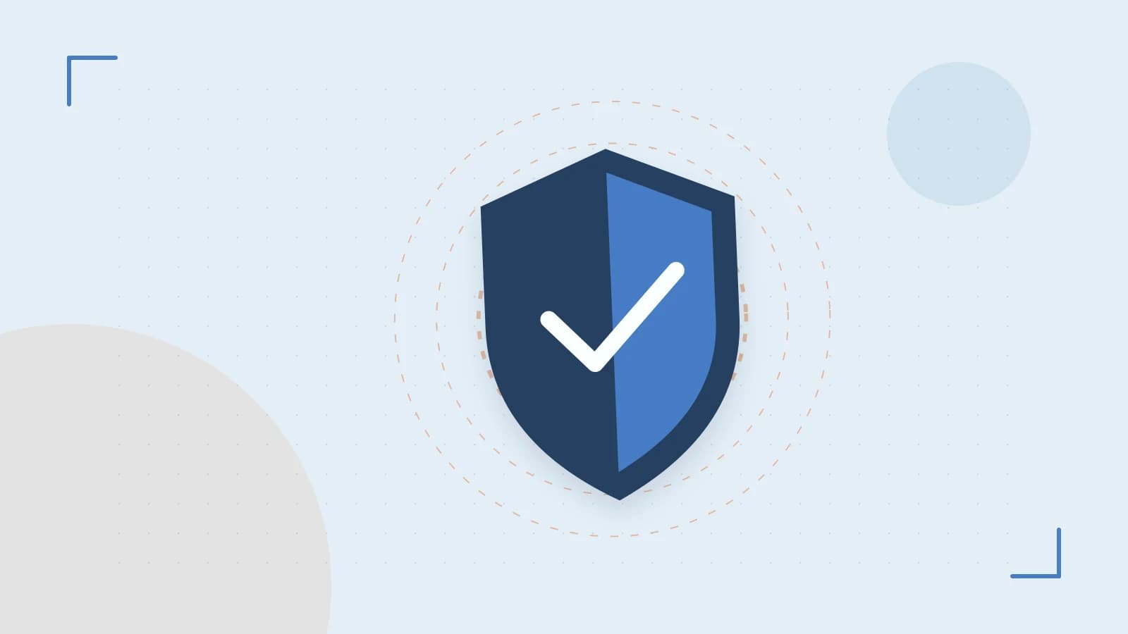 Editorial illustration of a sculpted shield, authentication key and concentric permission boundaries