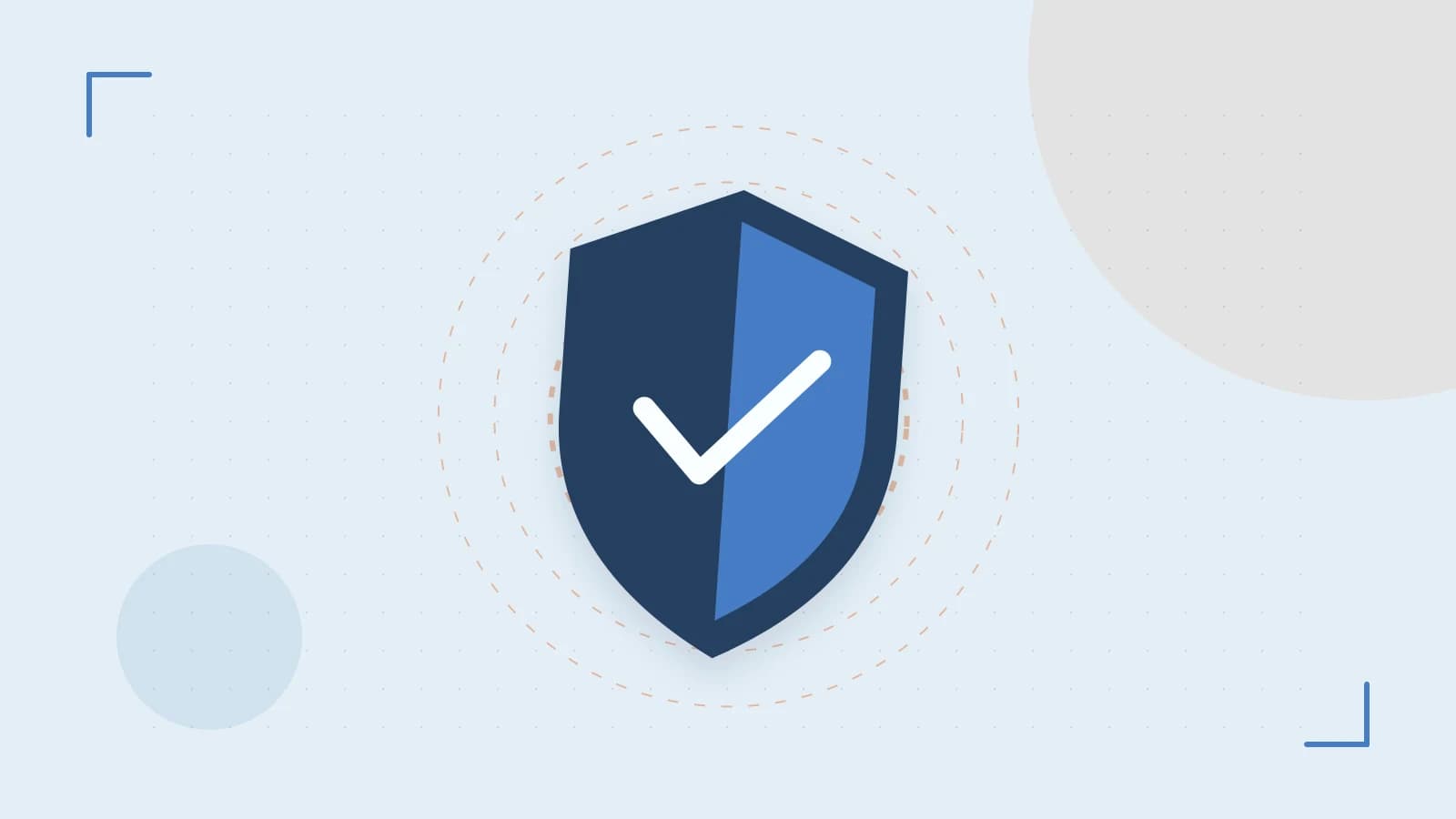 Editorial illustration of a sculpted shield, authentication key and concentric permission boundaries
