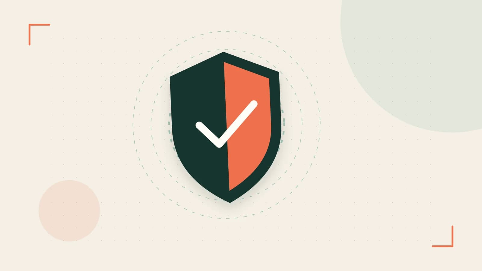 Editorial illustration of a sculpted shield, authentication key and concentric permission boundaries