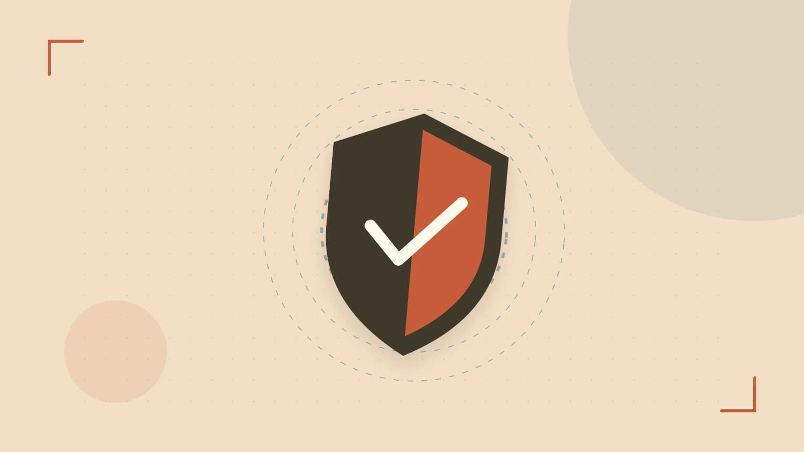 Editorial illustration of a sculpted shield, authentication key and concentric permission boundaries