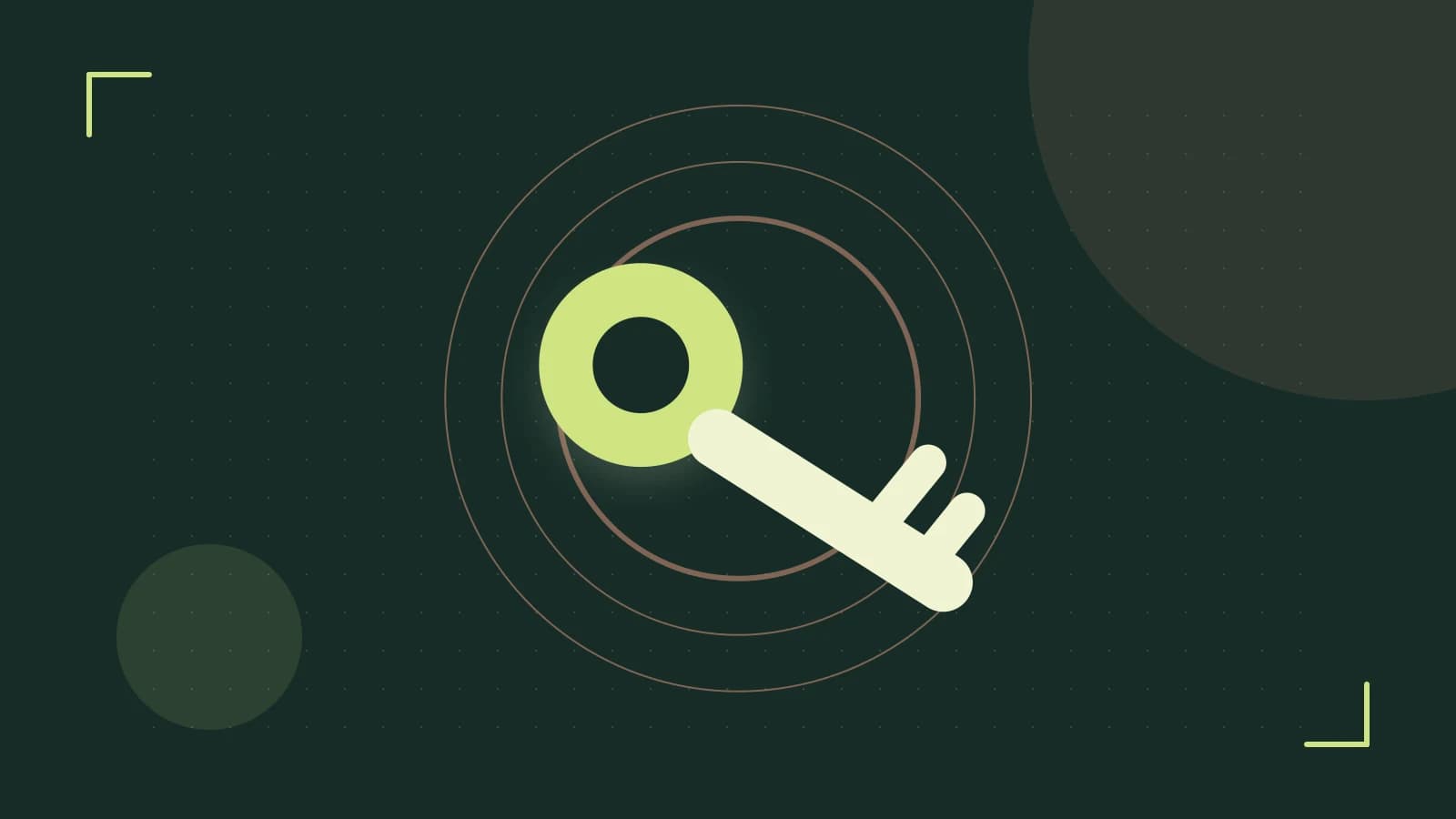 Editorial illustration of a sculpted shield, authentication key and concentric permission boundaries