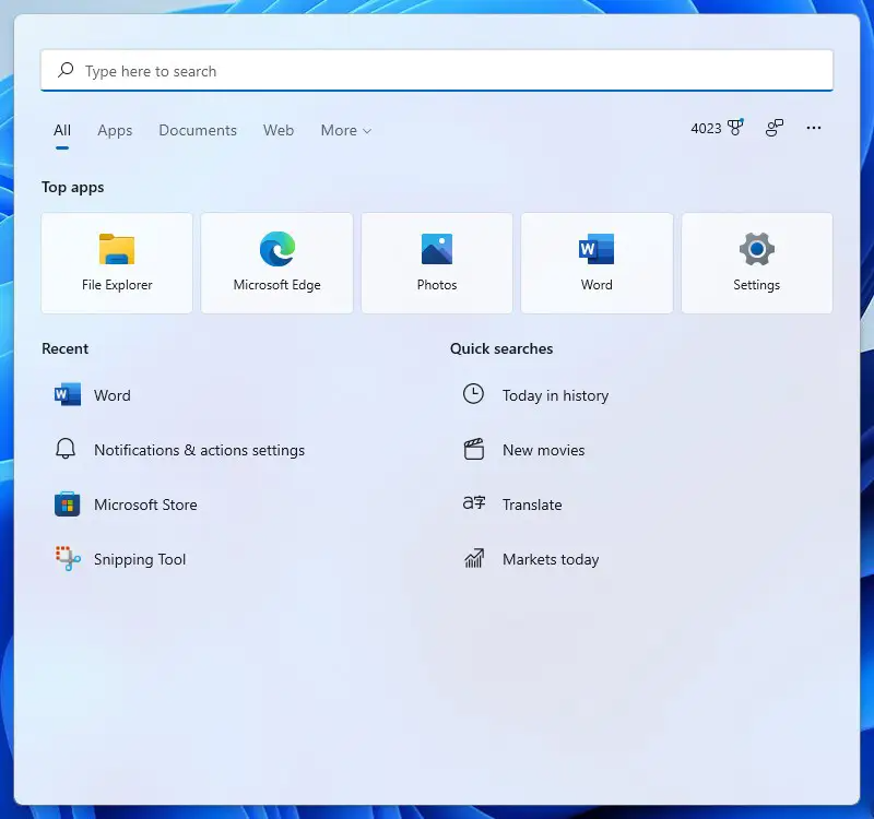 windows 11 review 02 search